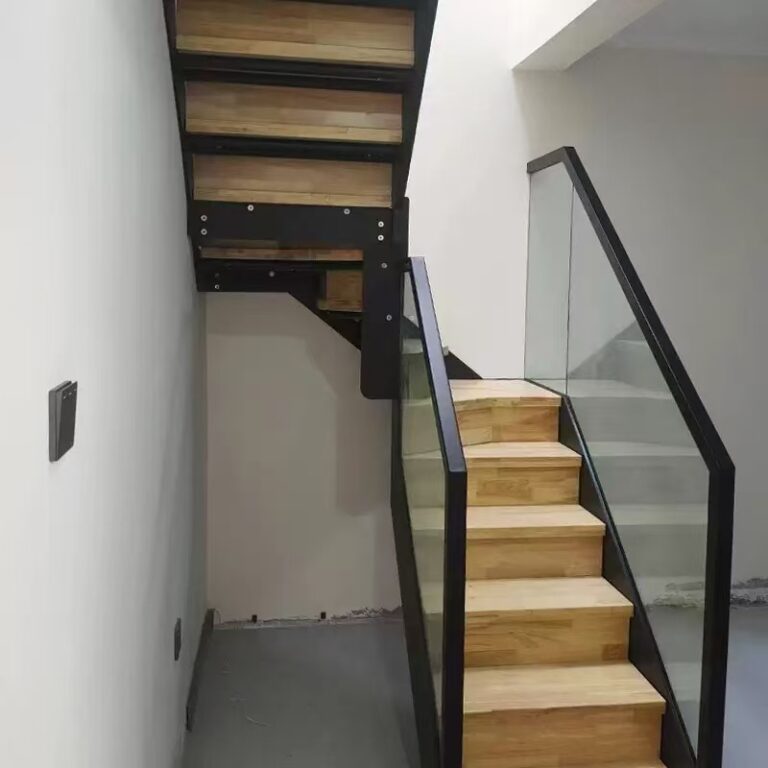 Where to find the 3C mark on glass railings?